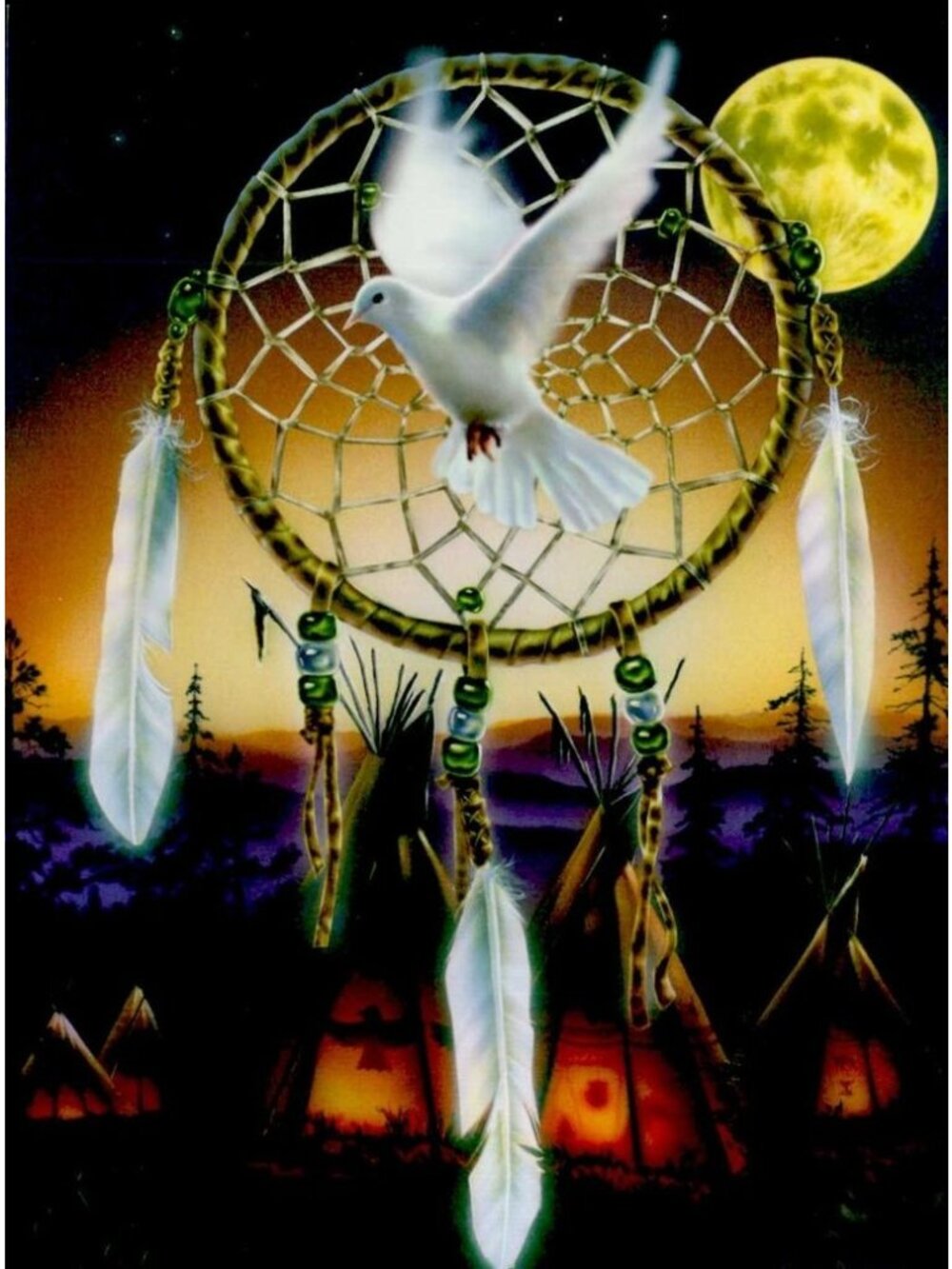 6-Pk VTG Leanin’ Tree Birthday Cards +✉ DREAMCATCHER DREAMS‎ Native American